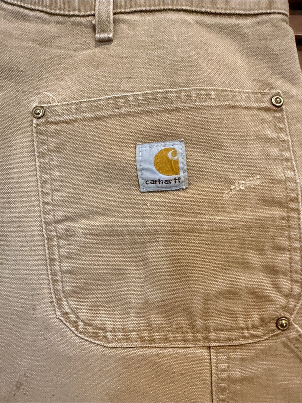 Carhartt Tan Work Cargo Pants